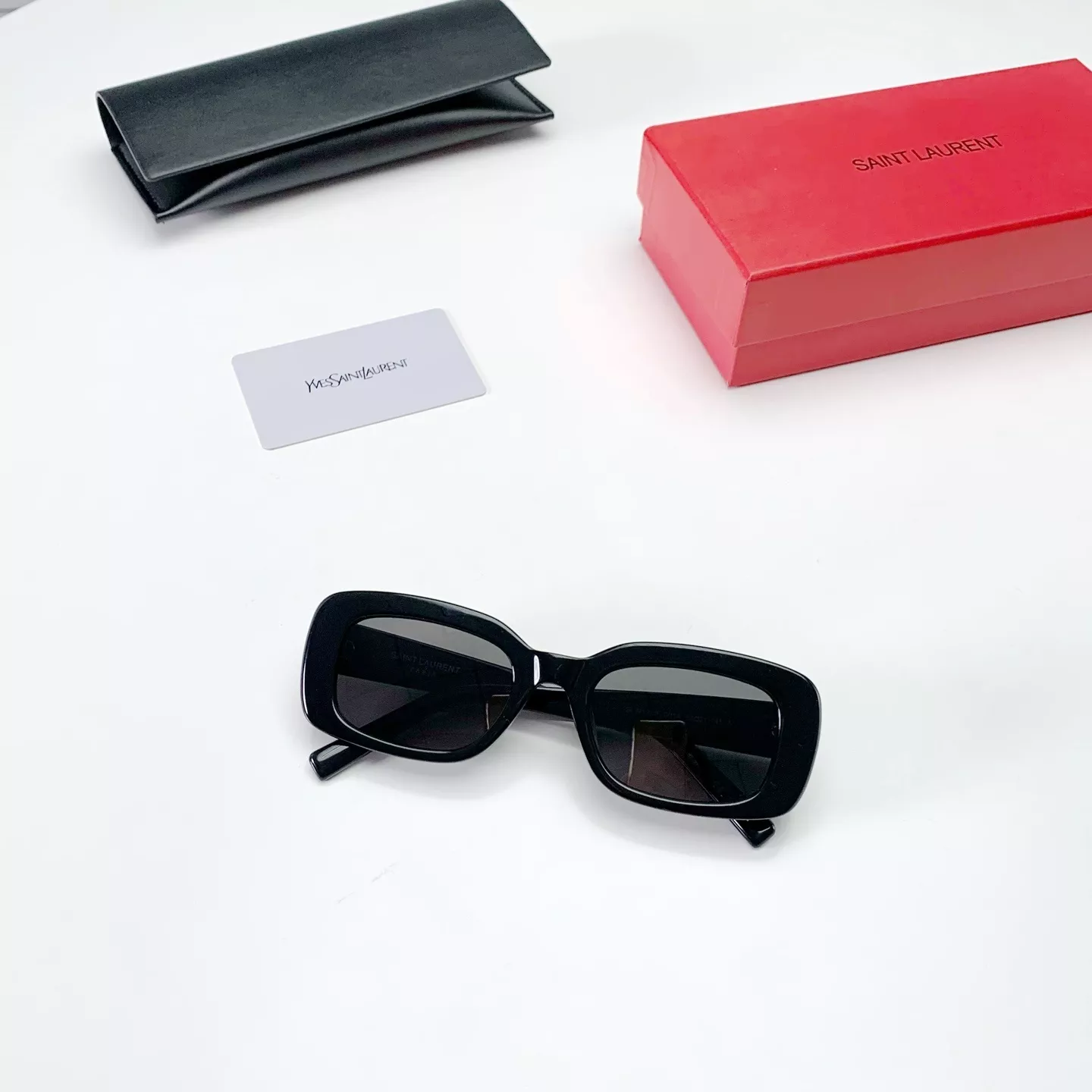 입생로랑 SLM130/F YSL 로고 슬림 렉탱글 선글라스 상세 이미지 19