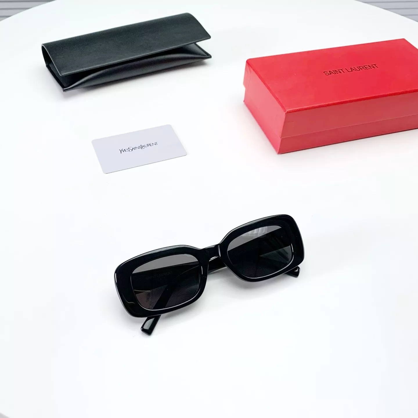 입생로랑 SLM130/F YSL 로고 슬림 렉탱글 선글라스 상세 이미지 21