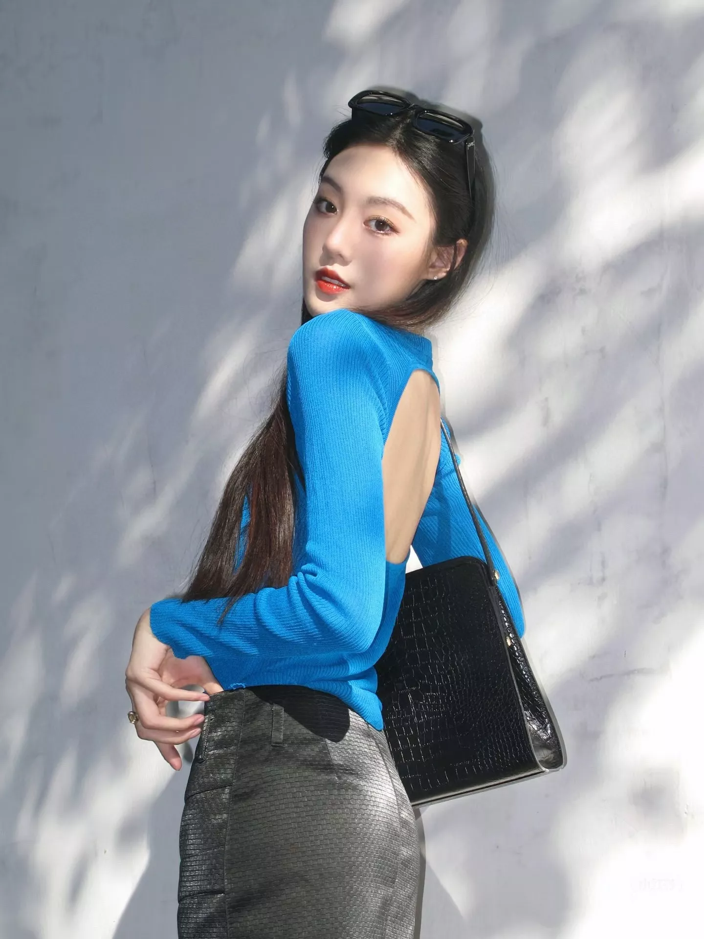 입생로랑 SLM130/F YSL 로고 슬림 렉탱글 선글라스 상세 이미지 53