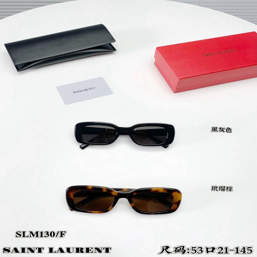 입생로랑 SLM130/F YSL 로고 슬림 렉탱글 선글라스