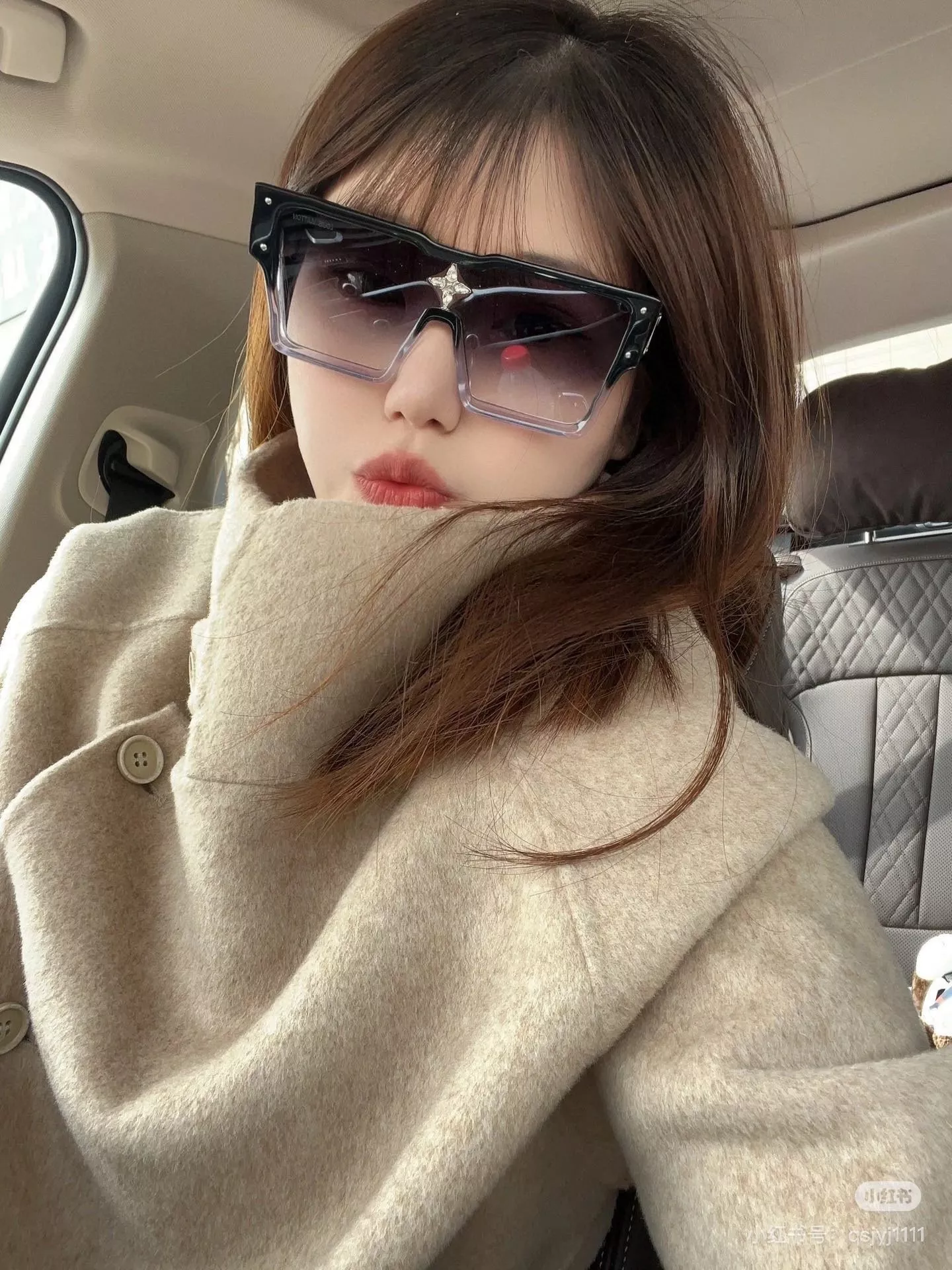 루이비통 LV6007 로고 포인트 보드 소재 쉴드 선글라스 상세 이미지 12