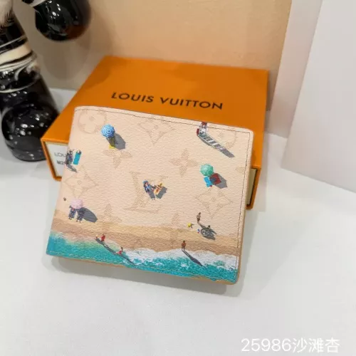 루이비통 슬렌더 컬러 모노그램 코팅 캔버스 반지갑