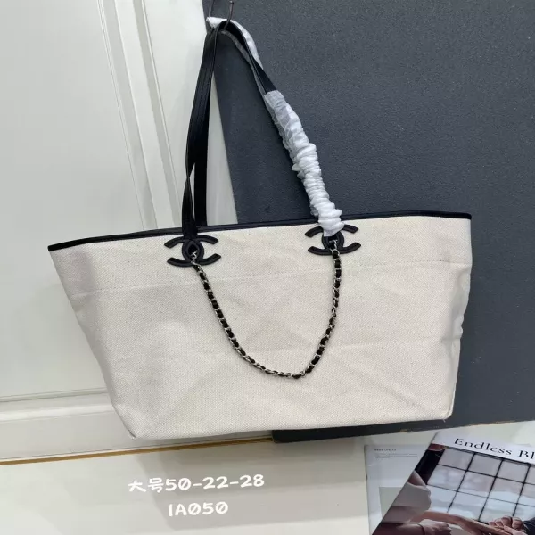 샤넬 26S 캔버스 체인 쇼퍼백