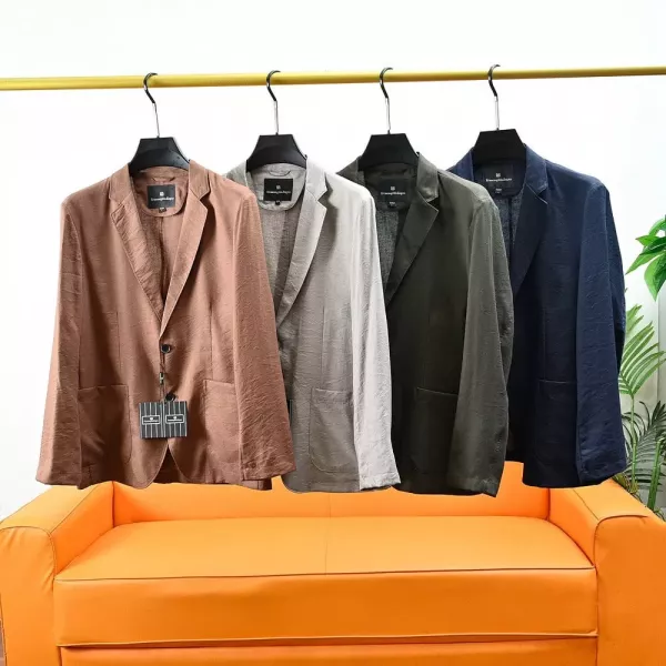 제냐 텐셀 린넨 투버튼 비즈니스 캐주얼 재킷
