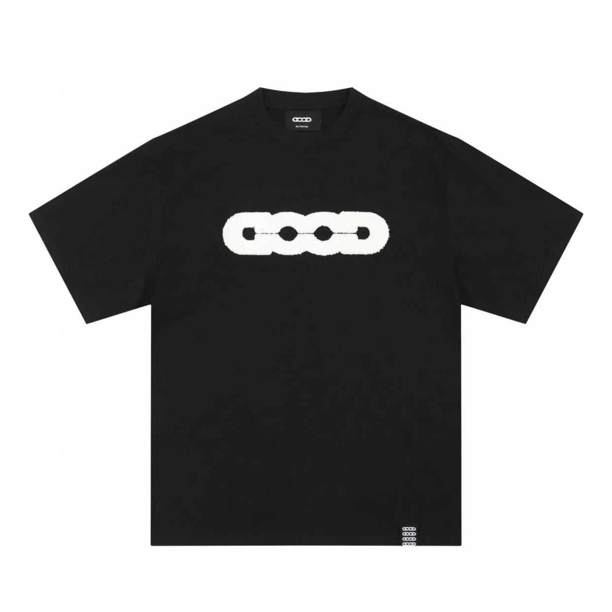 굿브랜드 빅로고 맵 자카드 타월자수 루즈핏 반팔 티셔츠 상세 이미지 16