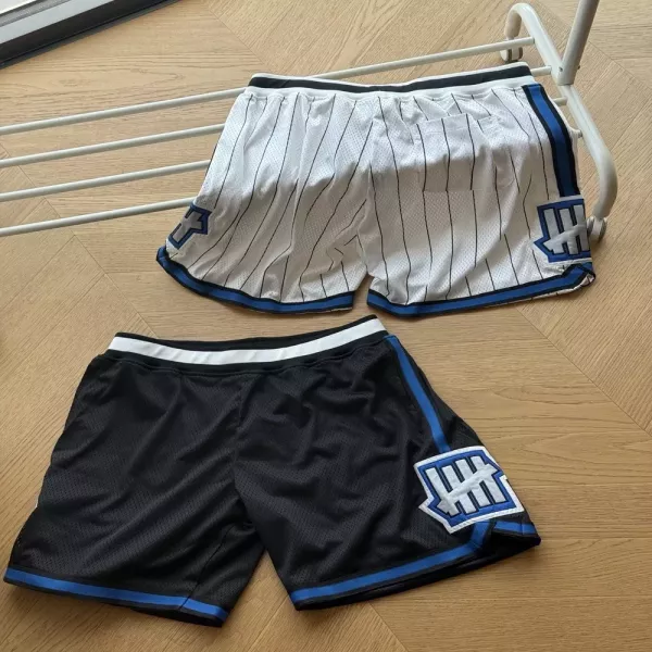 언디피티드 오도선 배색 메쉬 밴딩 하프 팬츠