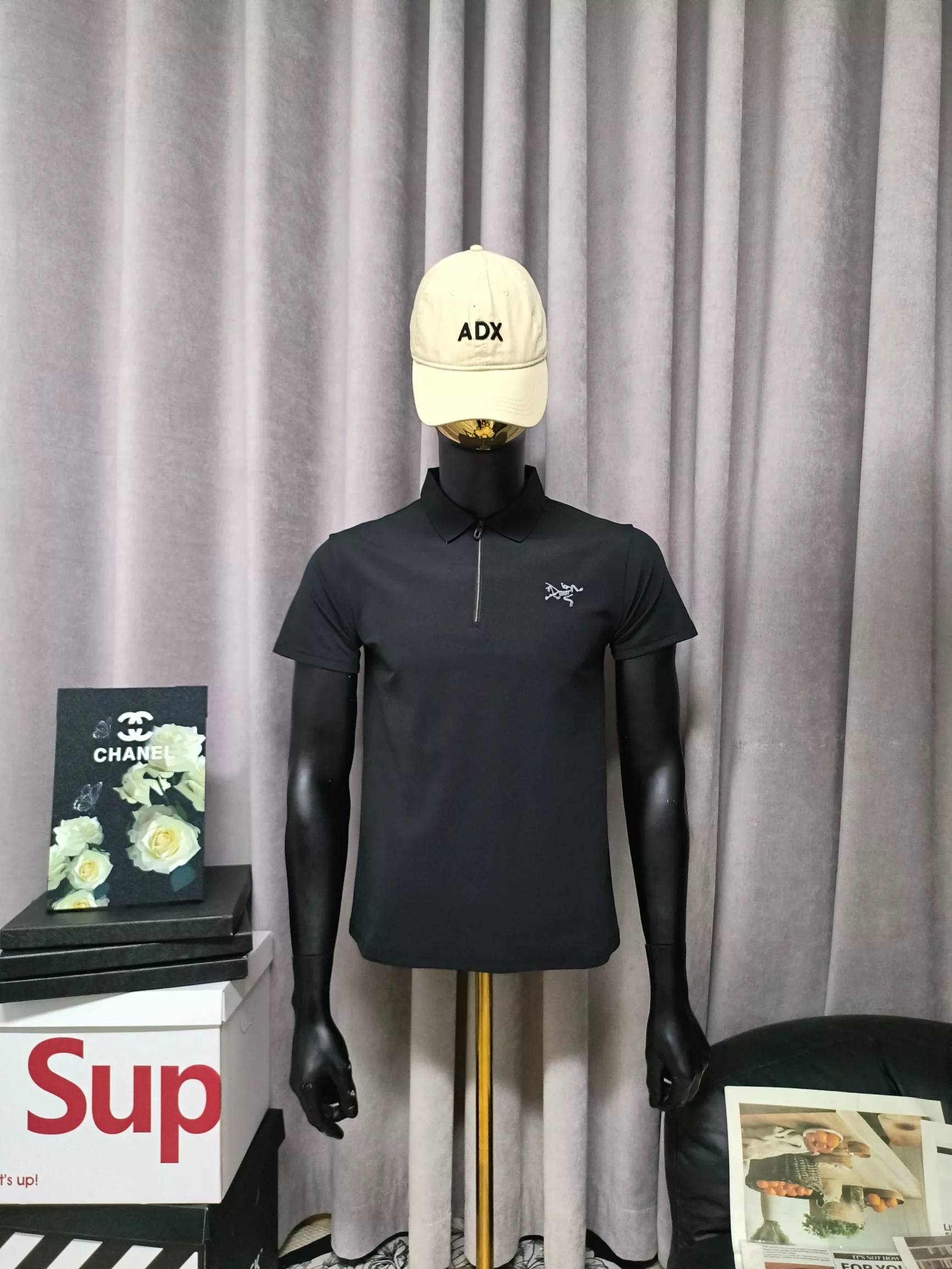 아크테릭스 감마 MX 로고 자수 쿨링 반소매 카라 티셔츠 상세 이미지 2