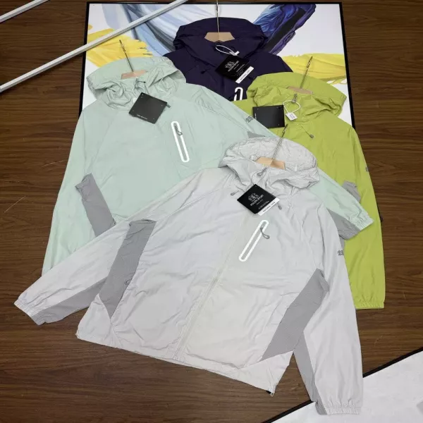 코오롱스포츠 초경량 후드 자외선 차단 집업 재킷