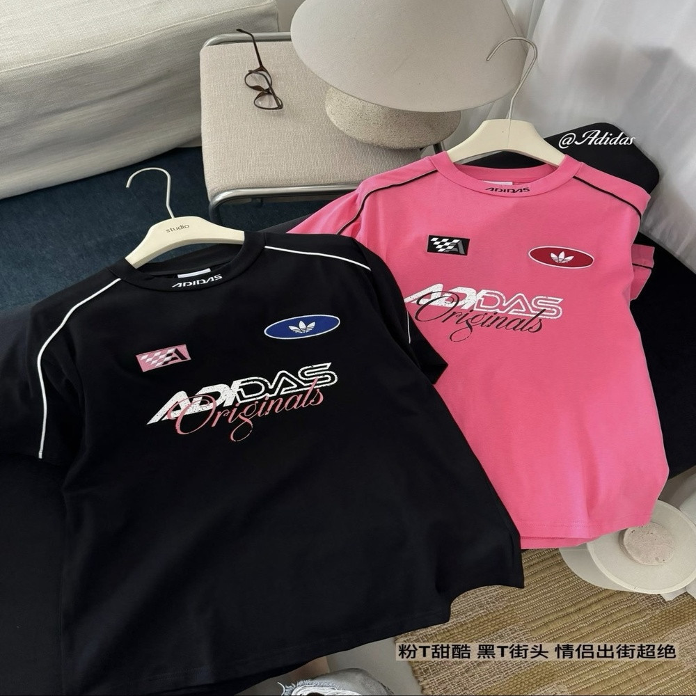 아디다스 오리지널스 모토 그래픽 루즈핏 반소매 티셔츠
