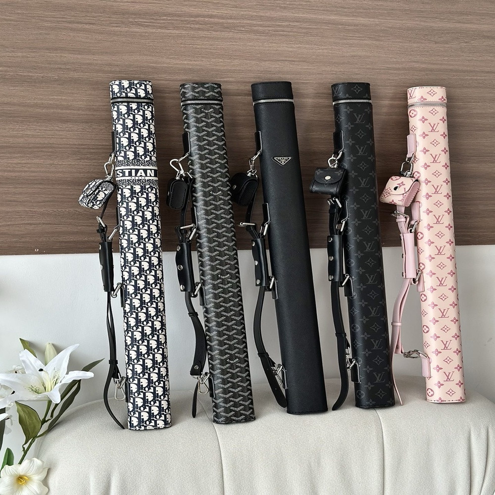 멀티브랜드 수제 스티치 투홀 큐대 수납 케이스