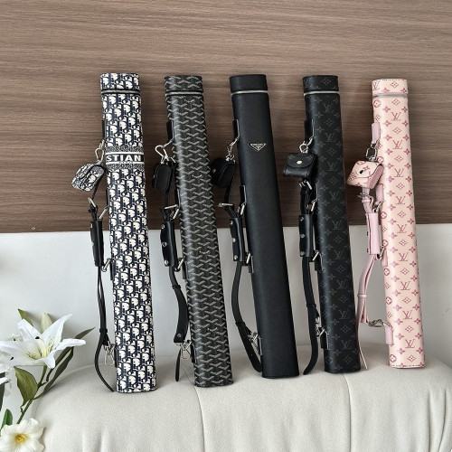 멀티브랜드 수제 스티치 투홀 큐대 수납 케이스