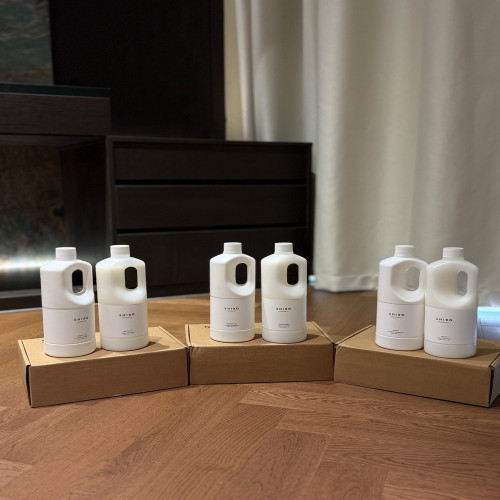 시로 홋카이도 1000ml 세탁세제 유연제 2종 세트