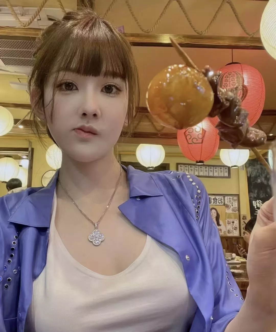 반클리프아펠 대형 플라워 풀파베 롱 네크리스 상세 이미지 10