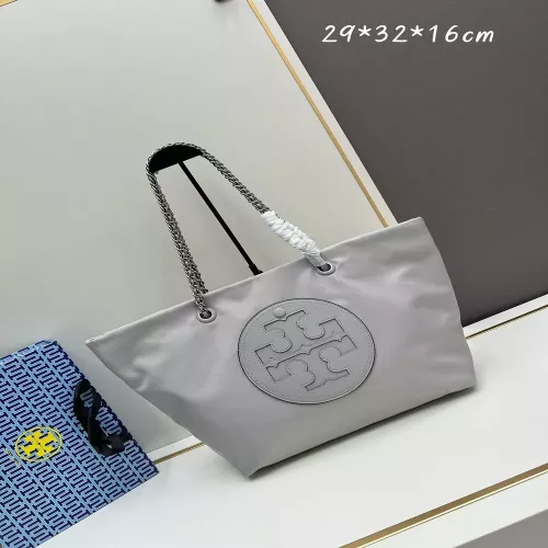 토리버치 엘라 체인 재생 나일론 쇼퍼백