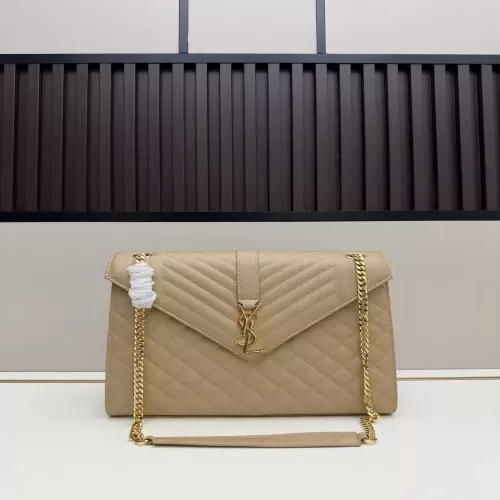 입생로랑 인터로킹 YSL 퀼팅 체인 숄더백