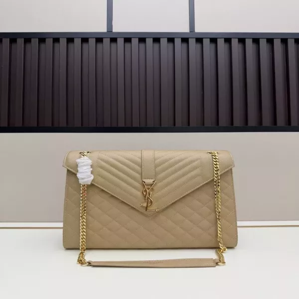 입생로랑 인터로킹 YSL 퀼팅 체인 숄더백