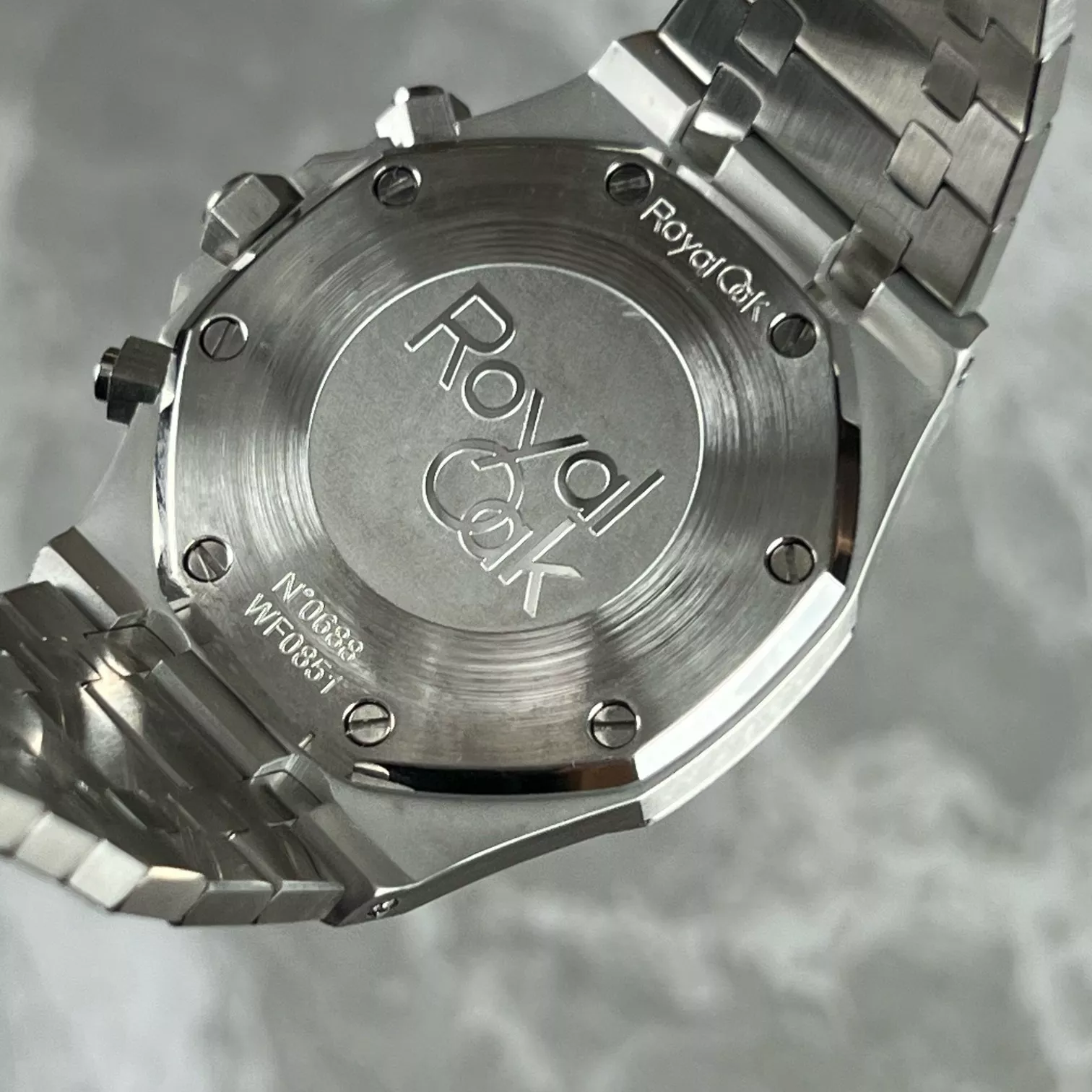 오데마피게 로열오크 41mm 스테인리스 오토매틱 크로노그래프 워치 상세 이미지 7