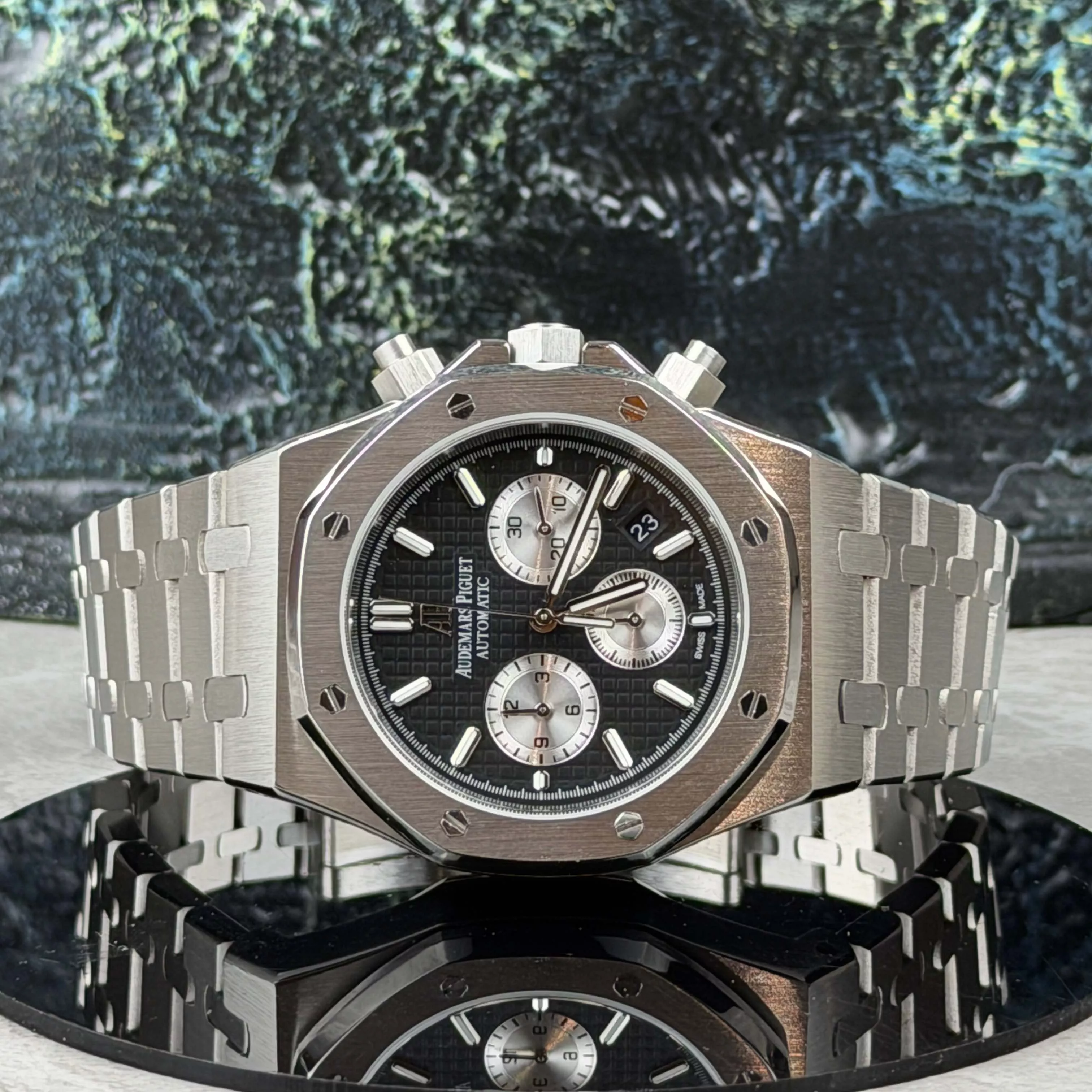오데마피게 로열오크 크로노그래프 41mm 메탈 워치 상세 이미지 5