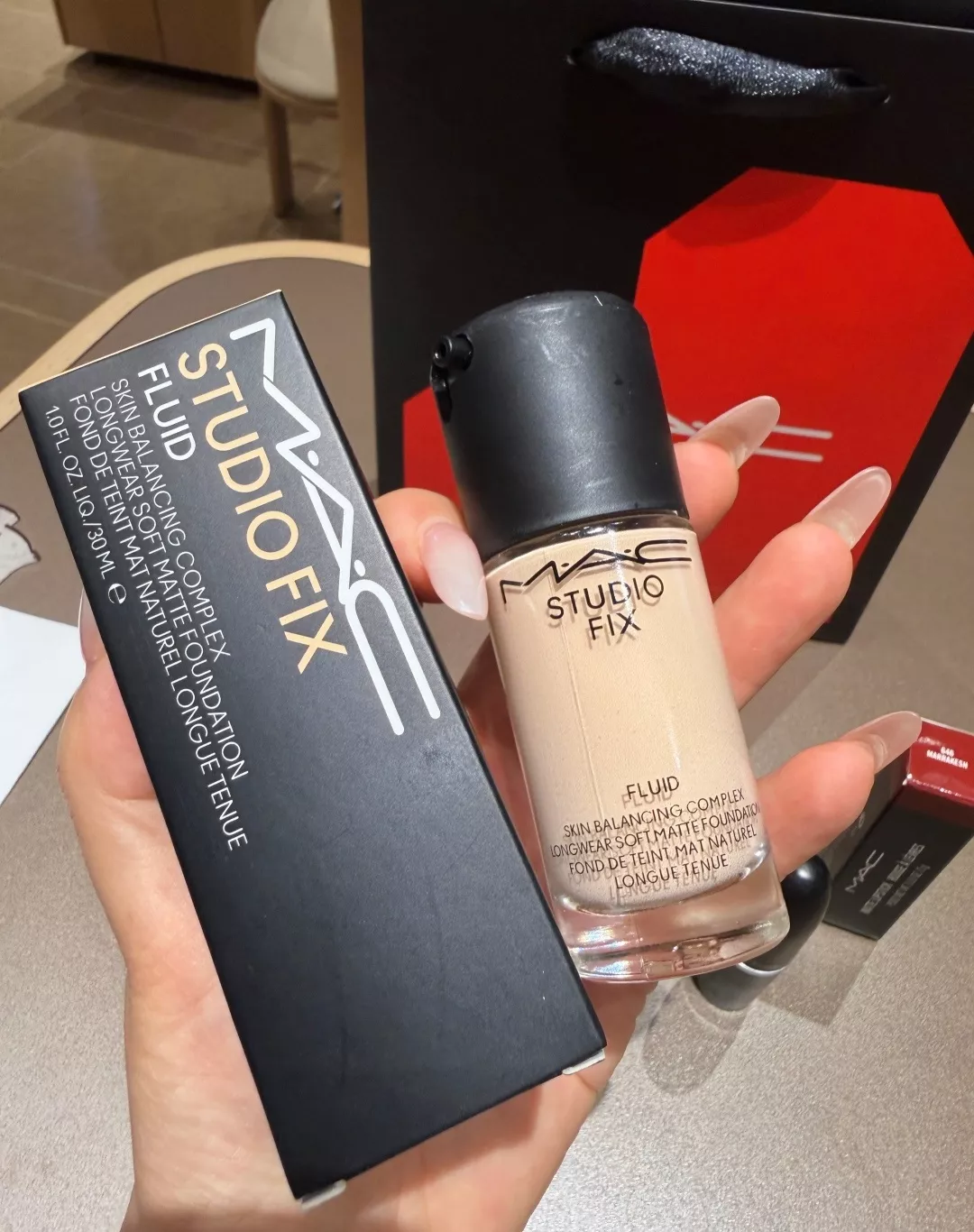 맥 스튜디오 픽스 N18 파운데이션 립스틱 646 메이크업 세트 상세 이미지 6