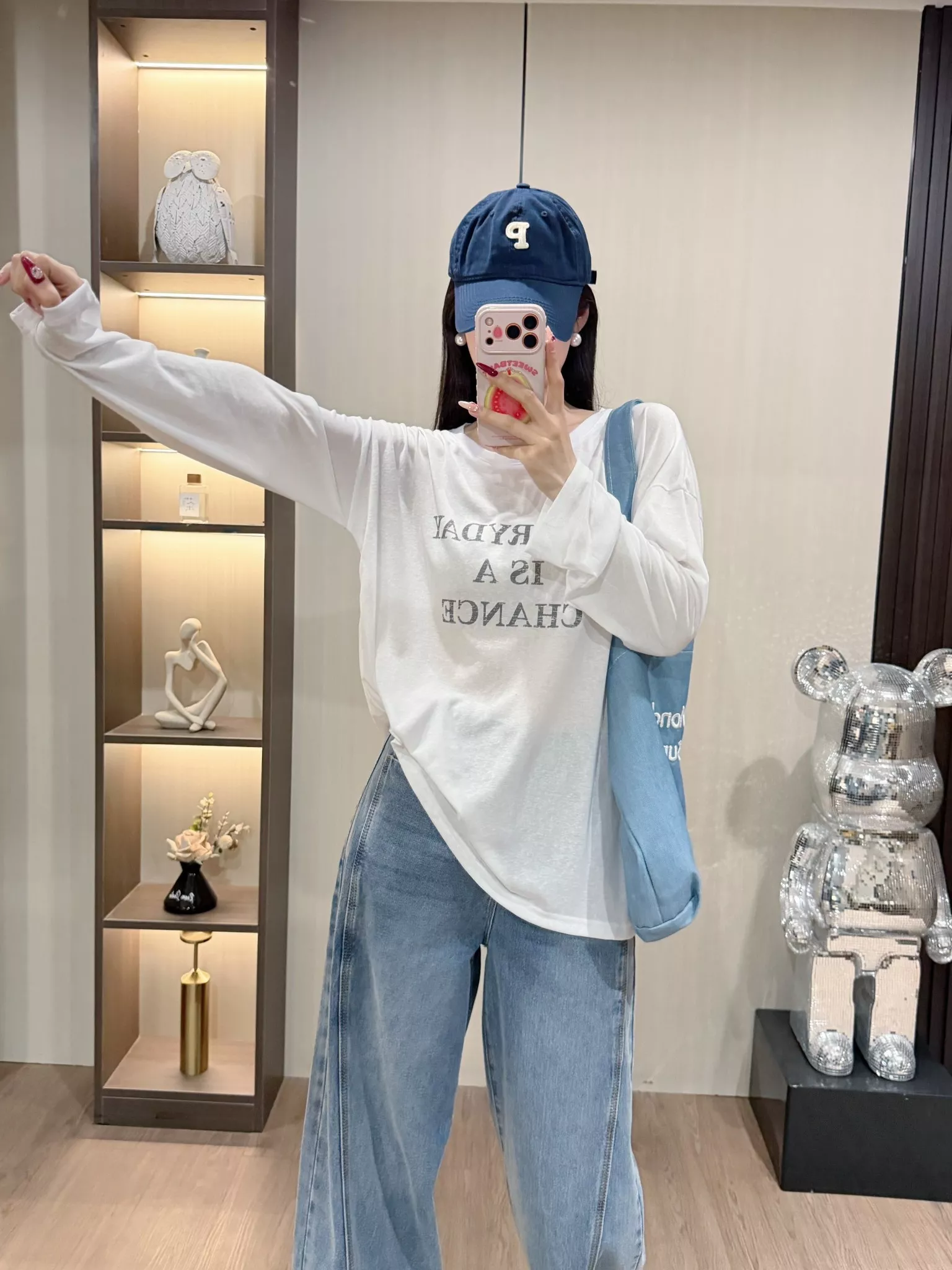 모앤코 레터링 프린트 루즈핏 썸머 자외선 차단 긴소매 티셔츠 상세 이미지 25