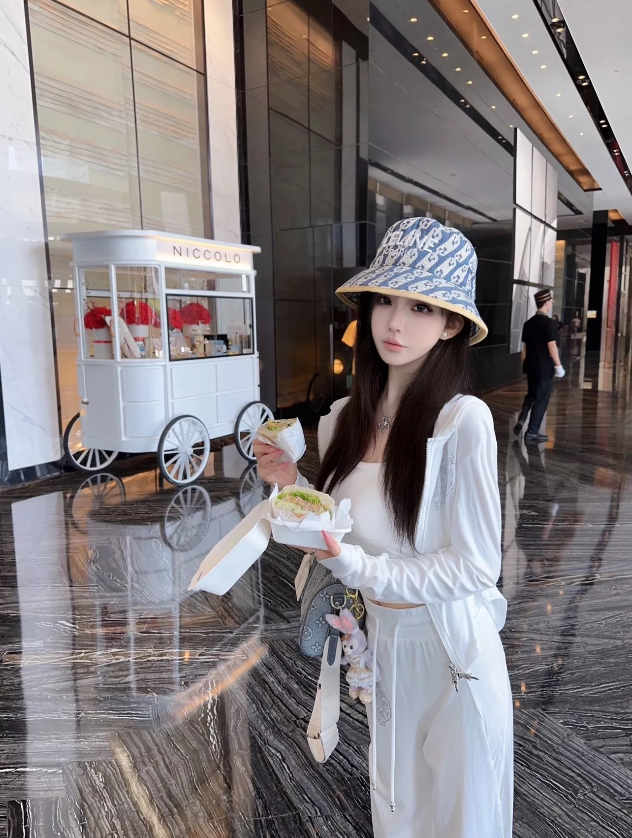 크롬하츠 후드 집업 와이드 팬츠 투피스 세트 상세 이미지 23