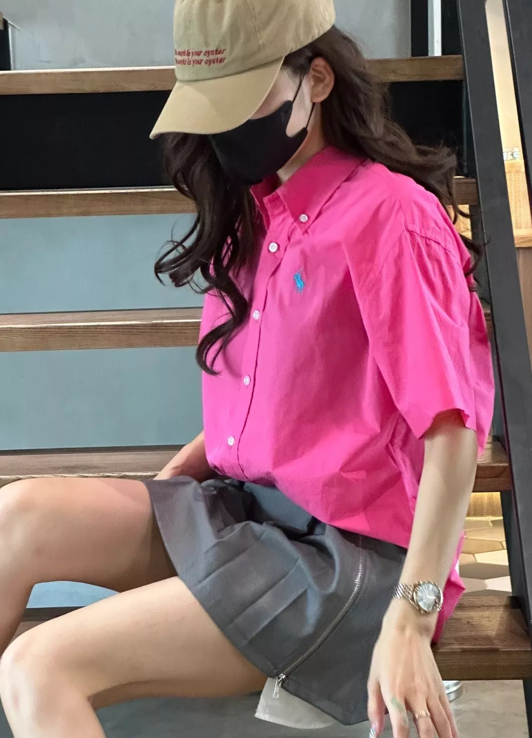 랄프로렌 포니 자수 텐셀 린넨 반소매 셔츠 상세 이미지 40