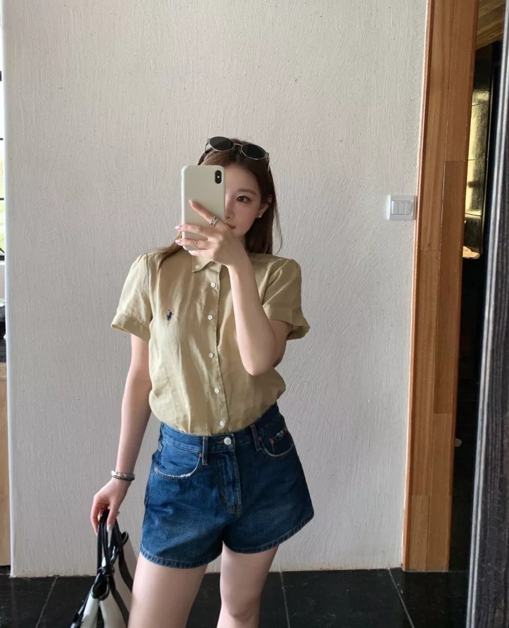 랄프로렌 포니 자수 텐셀 린넨 반소매 셔츠 상세 이미지 22