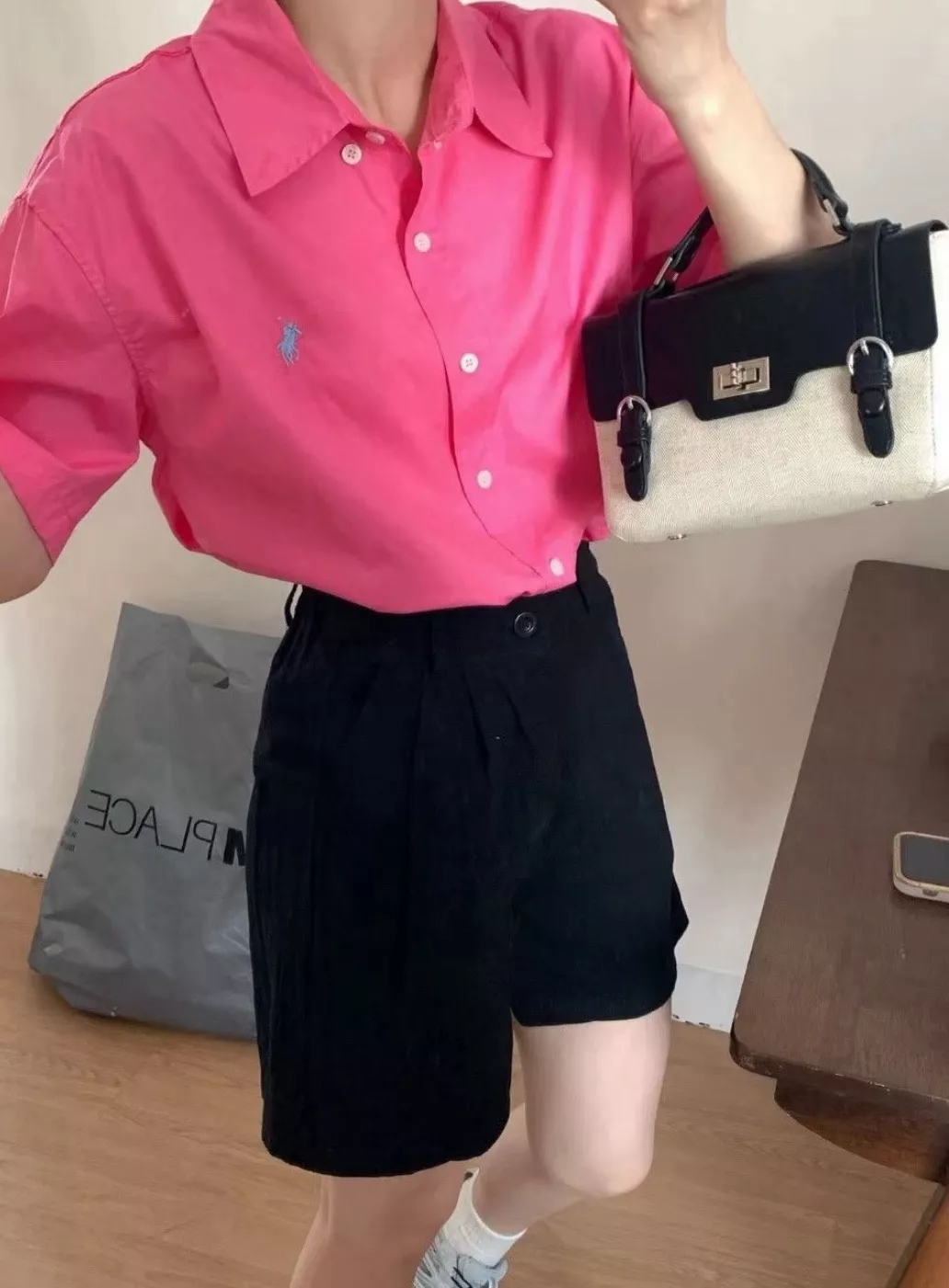 랄프로렌 포니 자수 텐셀 린넨 반소매 셔츠 상세 이미지 25