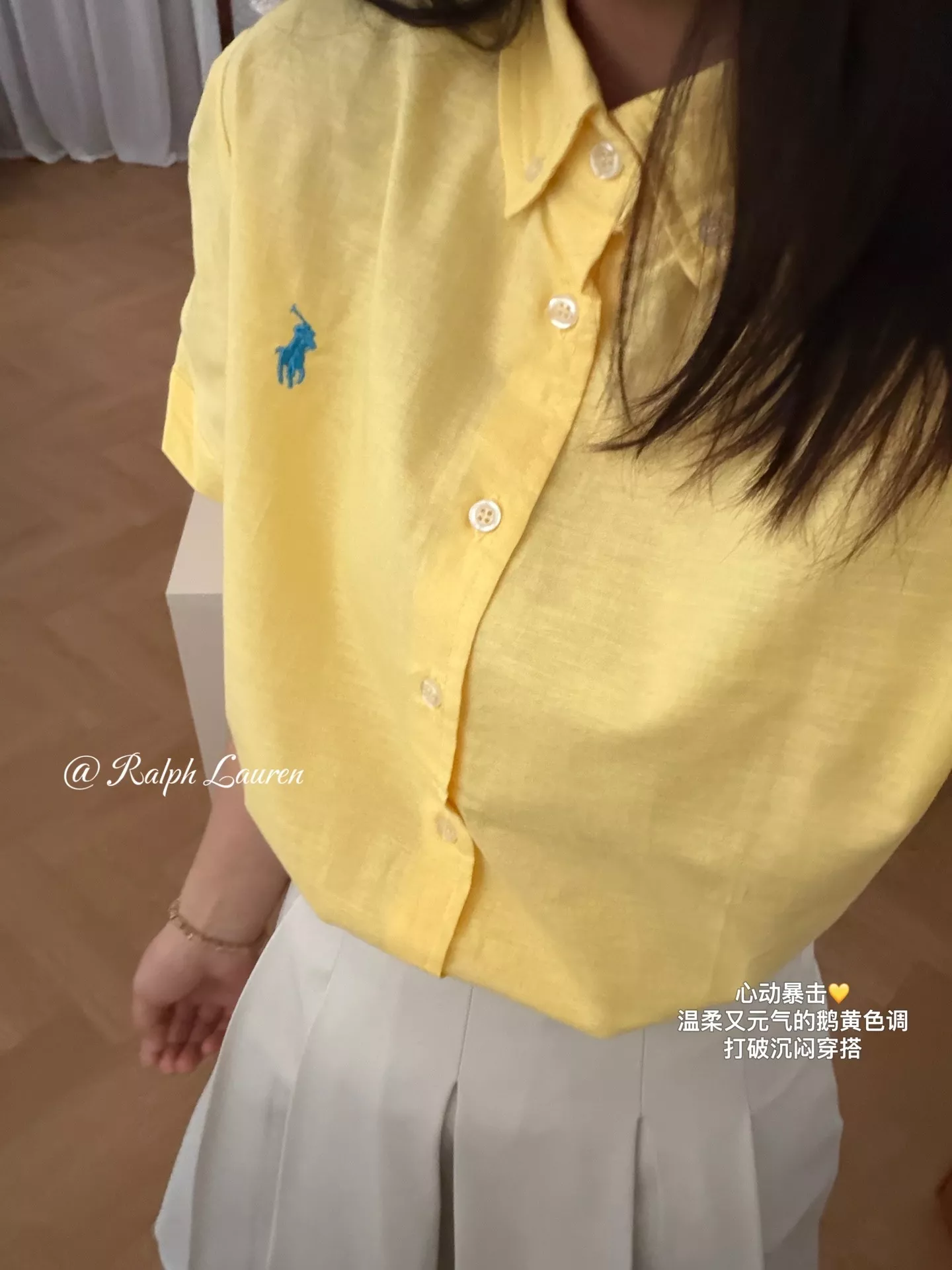 랄프로렌 포니 자수 텐셀 린넨 반소매 셔츠 상세 이미지 42