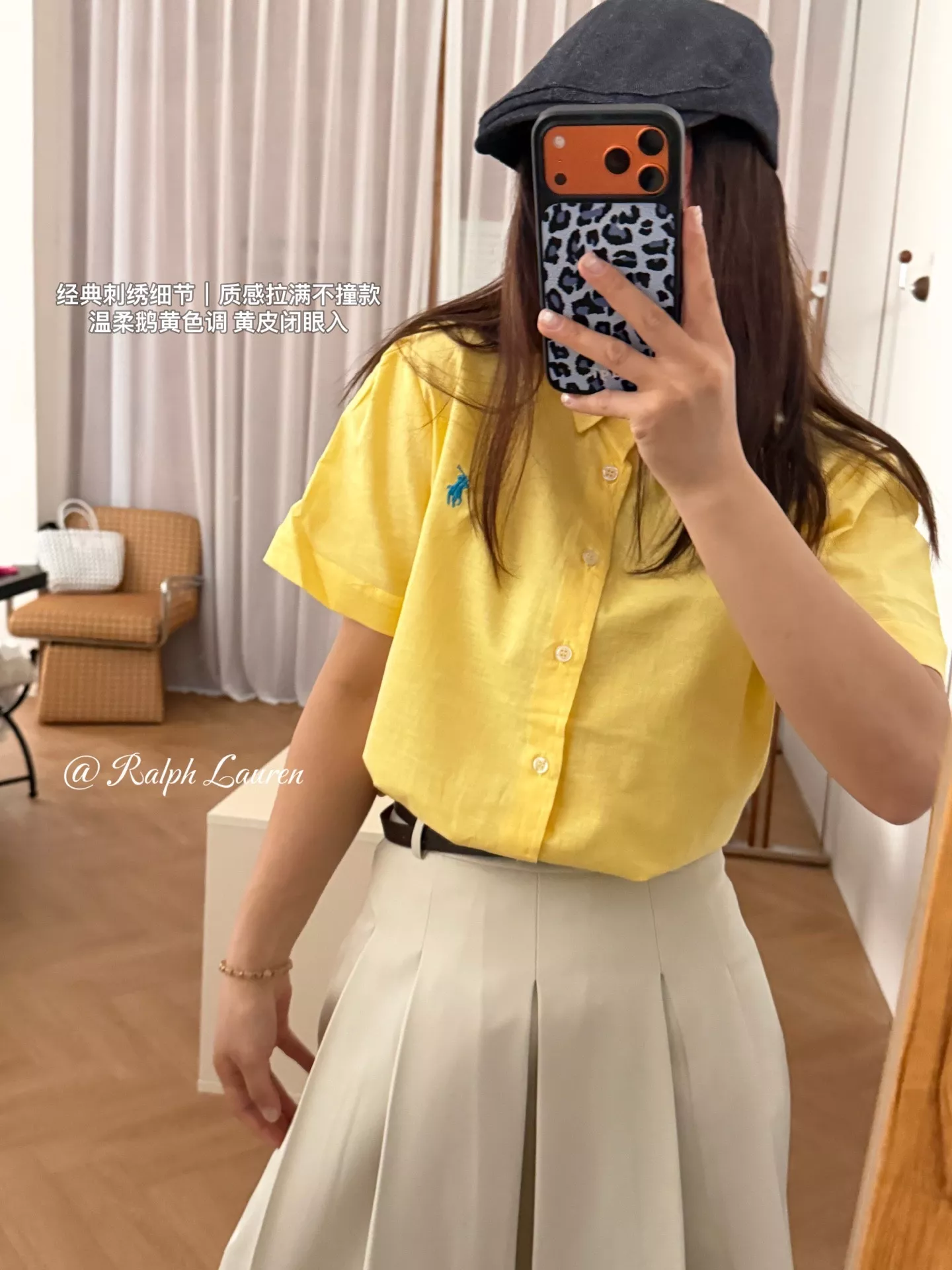 랄프로렌 포니 자수 텐셀 린넨 반소매 셔츠 상세 이미지 33