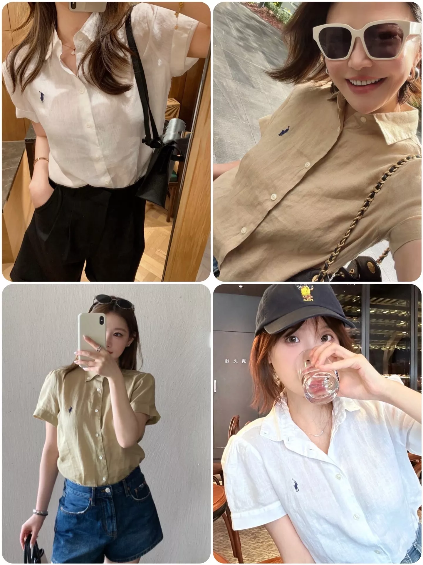 랄프로렌 포니 자수 텐셀 린넨 반소매 셔츠 상세 이미지 8