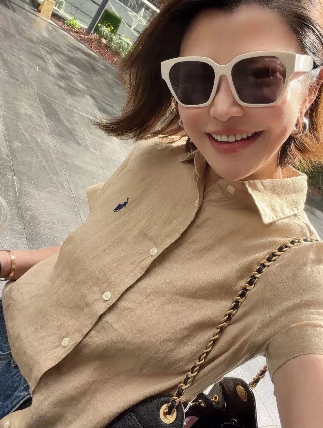 랄프로렌 포니 자수 텐셀 린넨 반소매 셔츠 상세 이미지 37