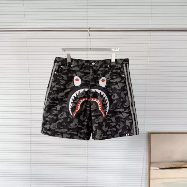아디다스 베이프 샤크 카모 워싱 데님 쇼츠