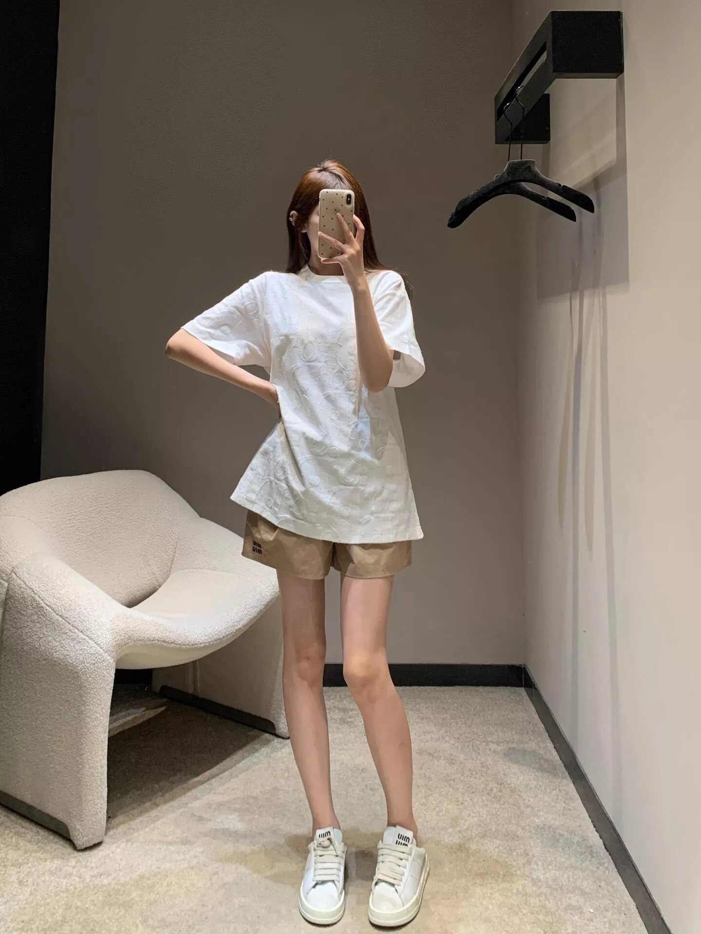 디올 오블리크 자카드 코튼 반소매 티셔츠 상세 이미지 18