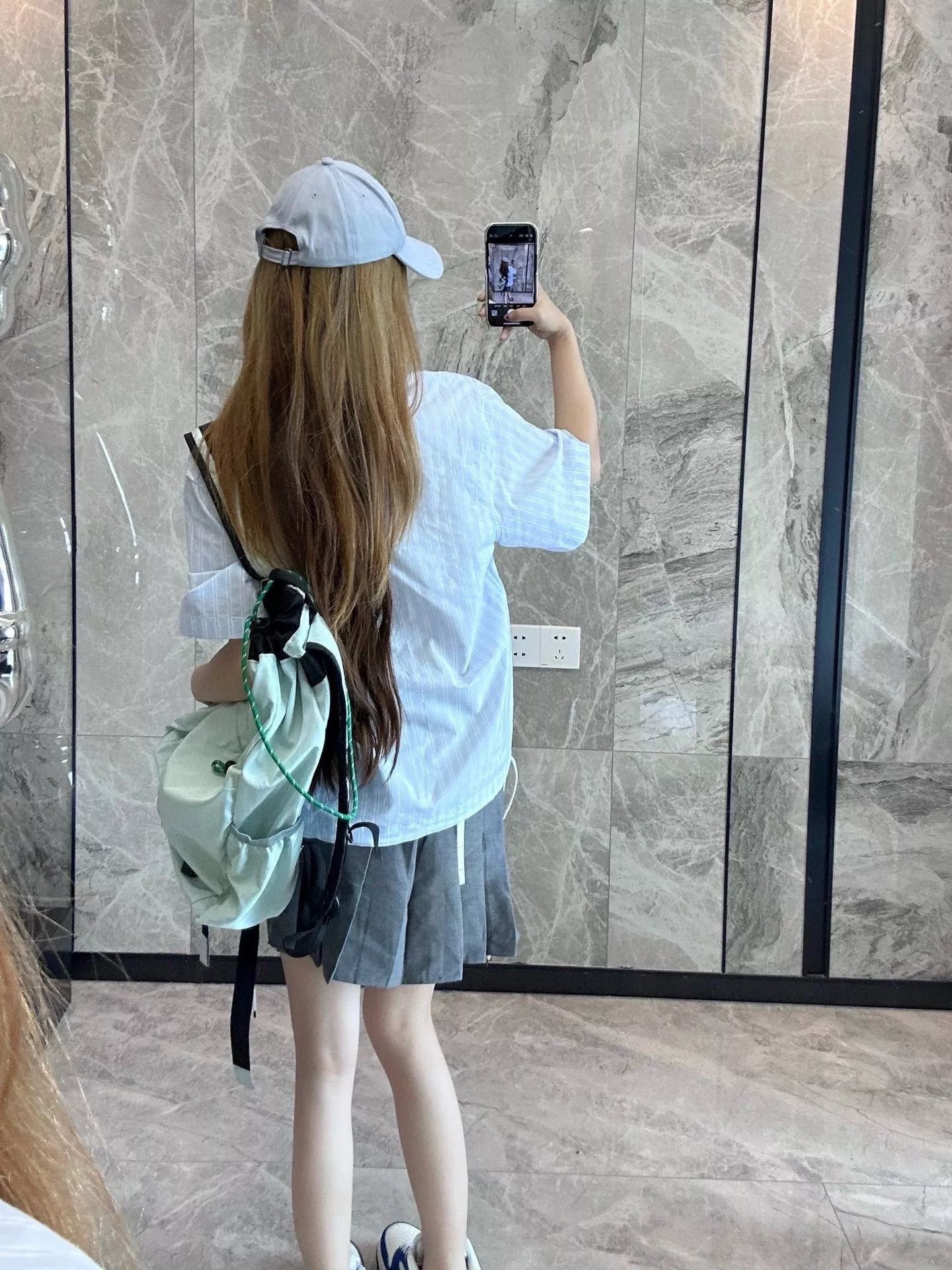 디올 오블리크 패널 반집업 스트라이프 반소매 셔츠 상세 이미지 14