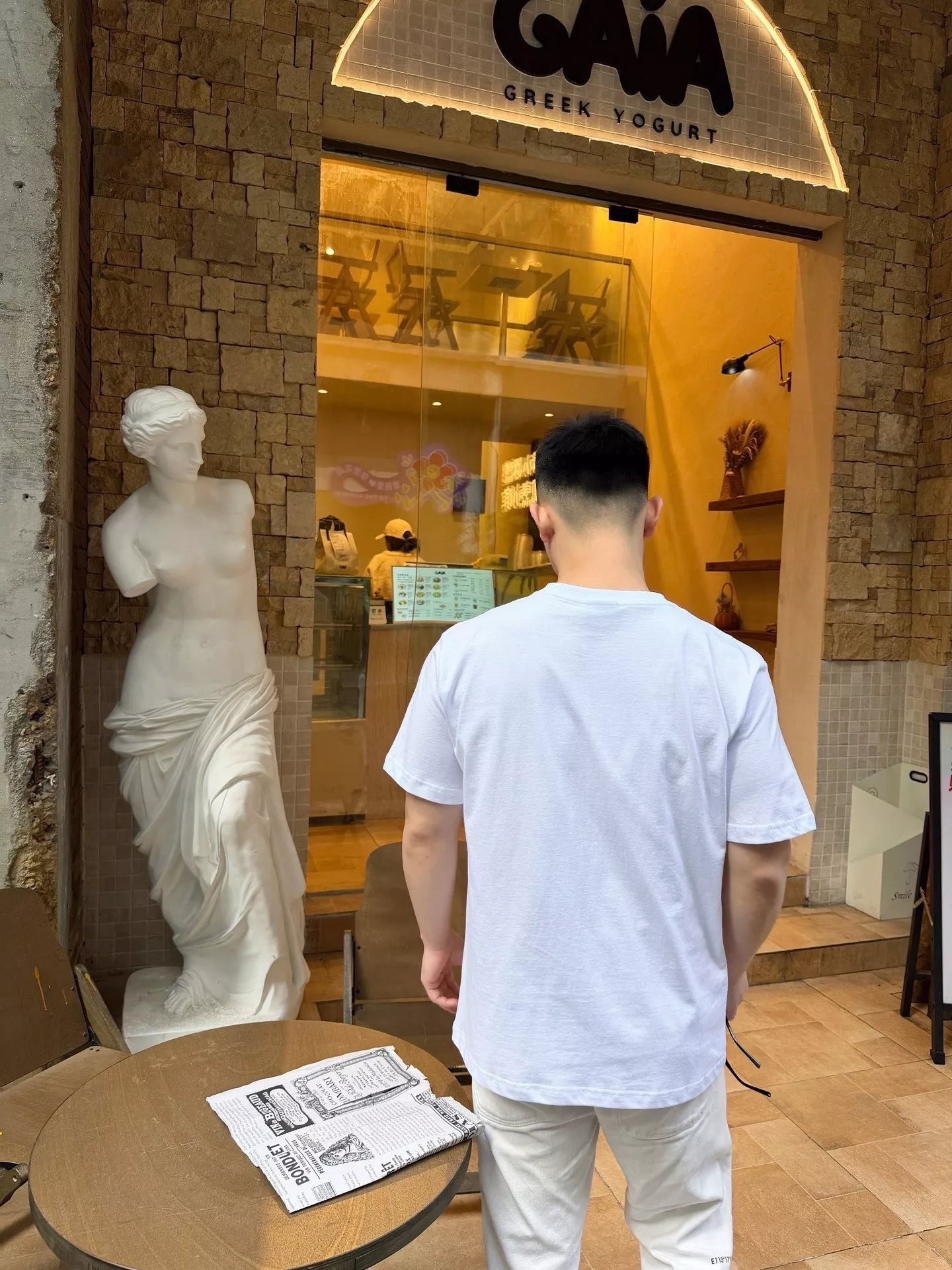 디올 로고 자수 루즈핏 코튼 반소매 티셔츠 상세 이미지 19