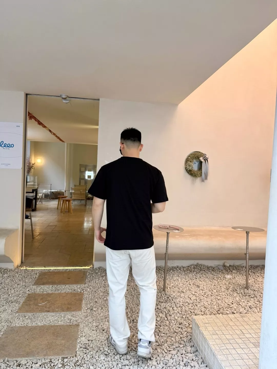 디올 로고 자수 라운드넥 코튼 반소매 티셔츠 상세 이미지 18