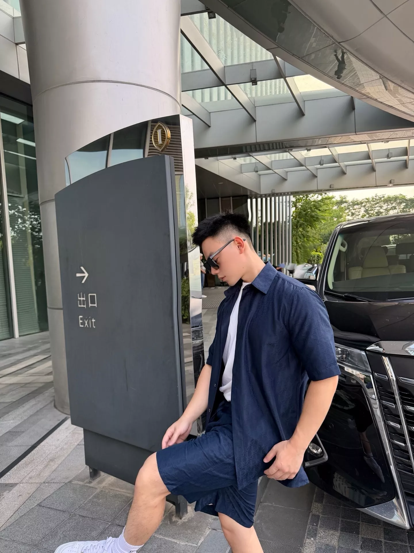 디올 오블리크 자카드 반소매 셔츠 상세 이미지 19