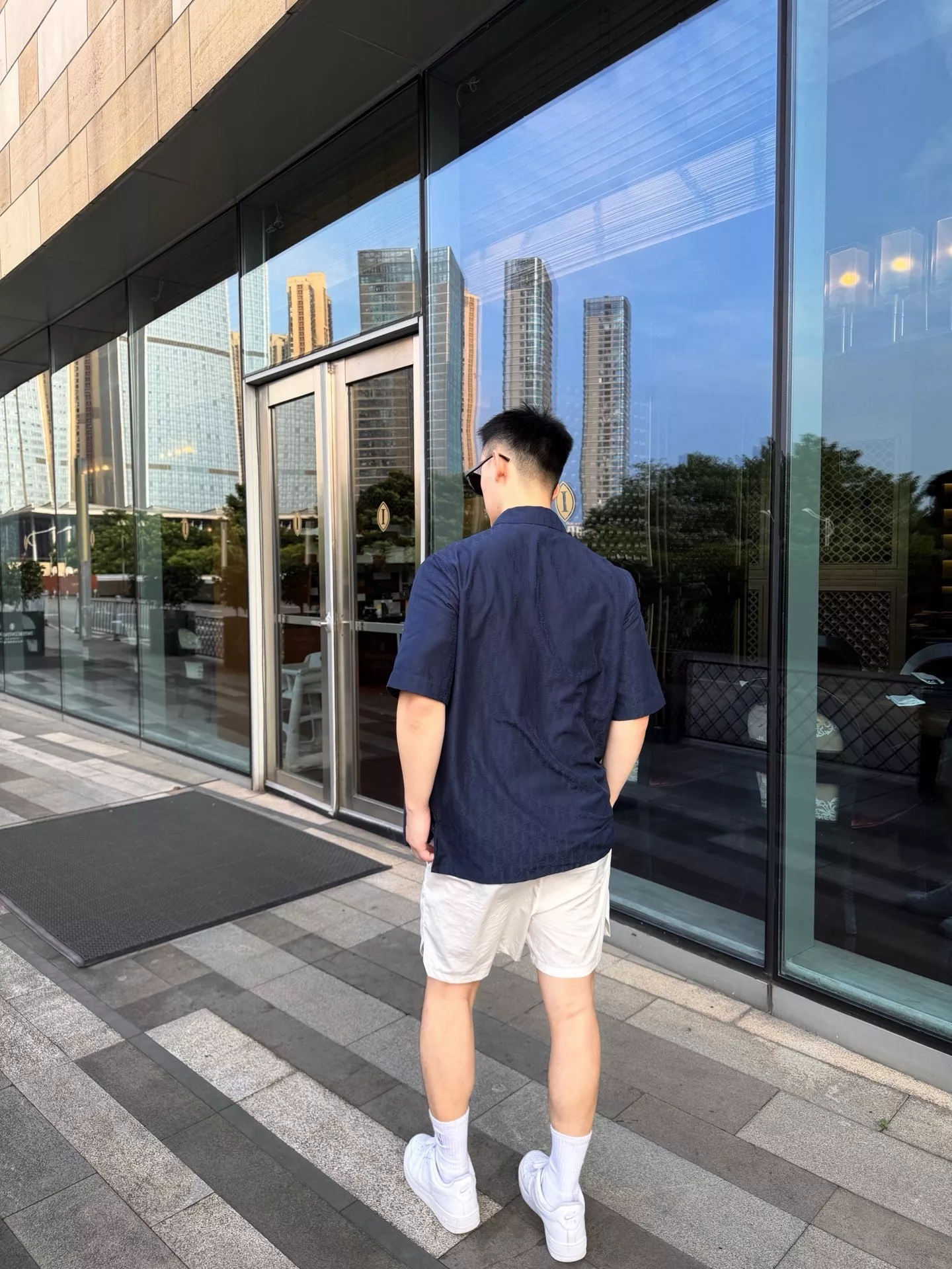 디올 오블리크 자카드 반소매 셔츠 상세 이미지 15
