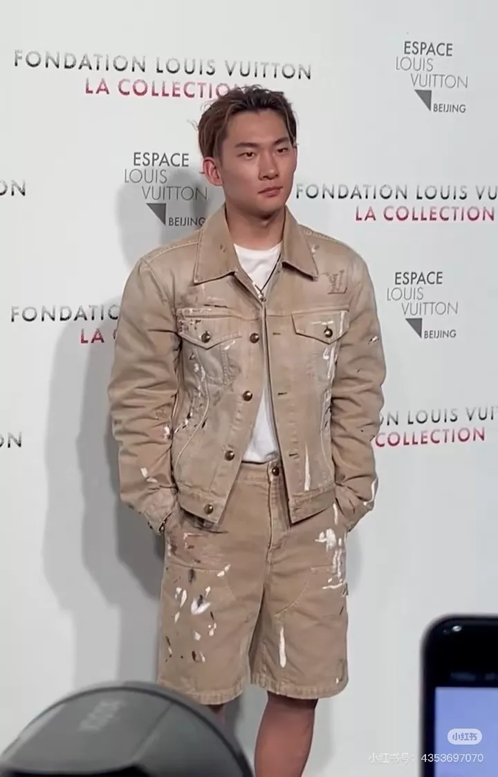 루이비통 그래피티 자수 워싱 카고 데님 쇼츠 상세 이미지 16
