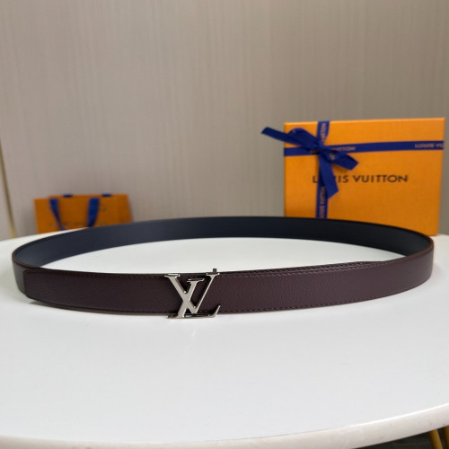 루이비통 LV 이니셜 버클 양면 소가죽 3.5cm 벨트