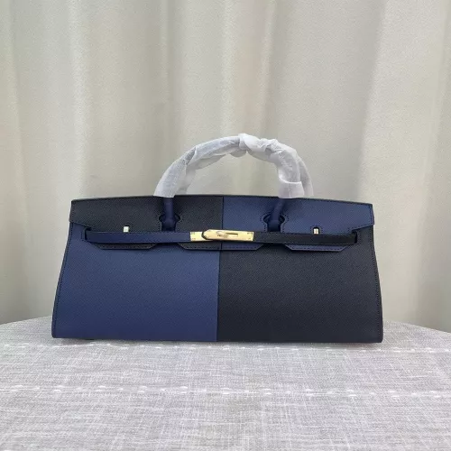 에르메스 벌킨 배색 토고 가죽 토트백
