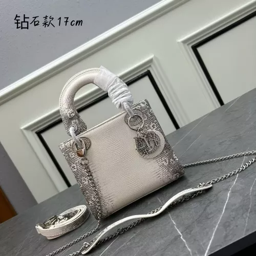 디올 레이디 다이아몬드 퀼팅 미니 플랩백