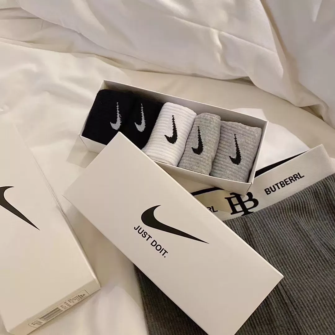 나이키 로고 포인트 코튼 중목 양말 5족 세트 상세 이미지 23