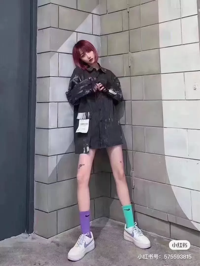나이키 마카롱 컬러 롱 크루 삭스 5족 세트 상세 이미지 21