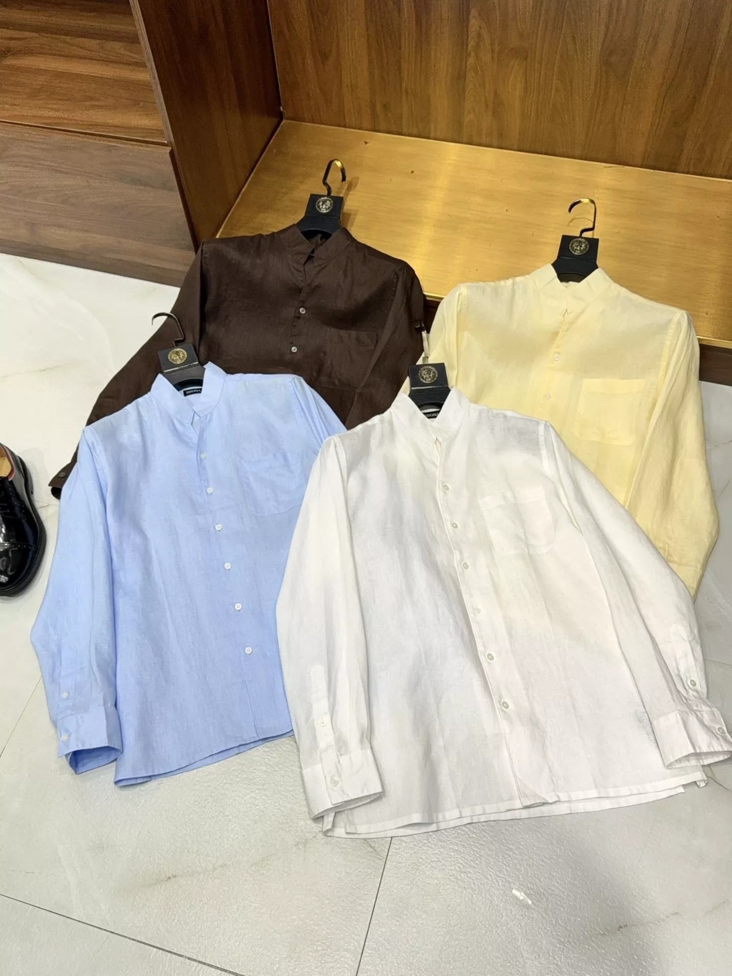 제냐 구루칼라 100% 린넨 긴소매 셔츠 상세 이미지 19