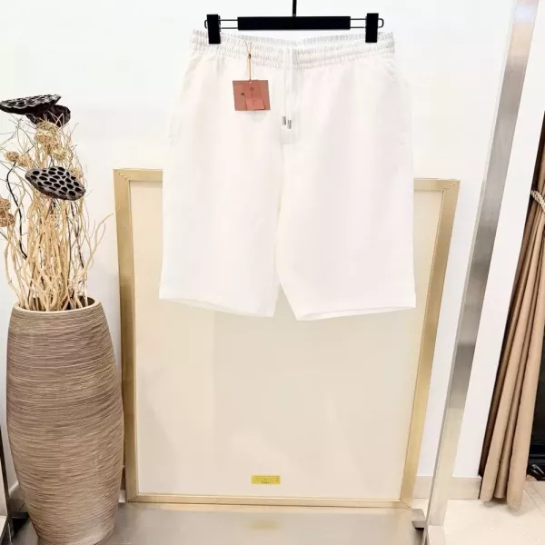 로로피아나 올랜도 린넨 드로스트링 버뮤다 팬츠