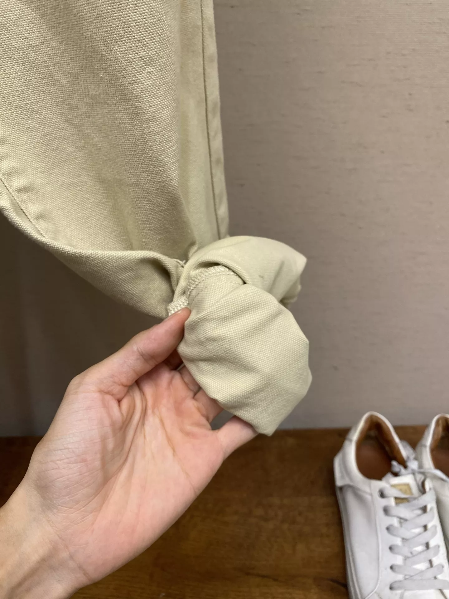 루이비통 모노그램 자수 워싱 데님 팬츠 상세 이미지 8