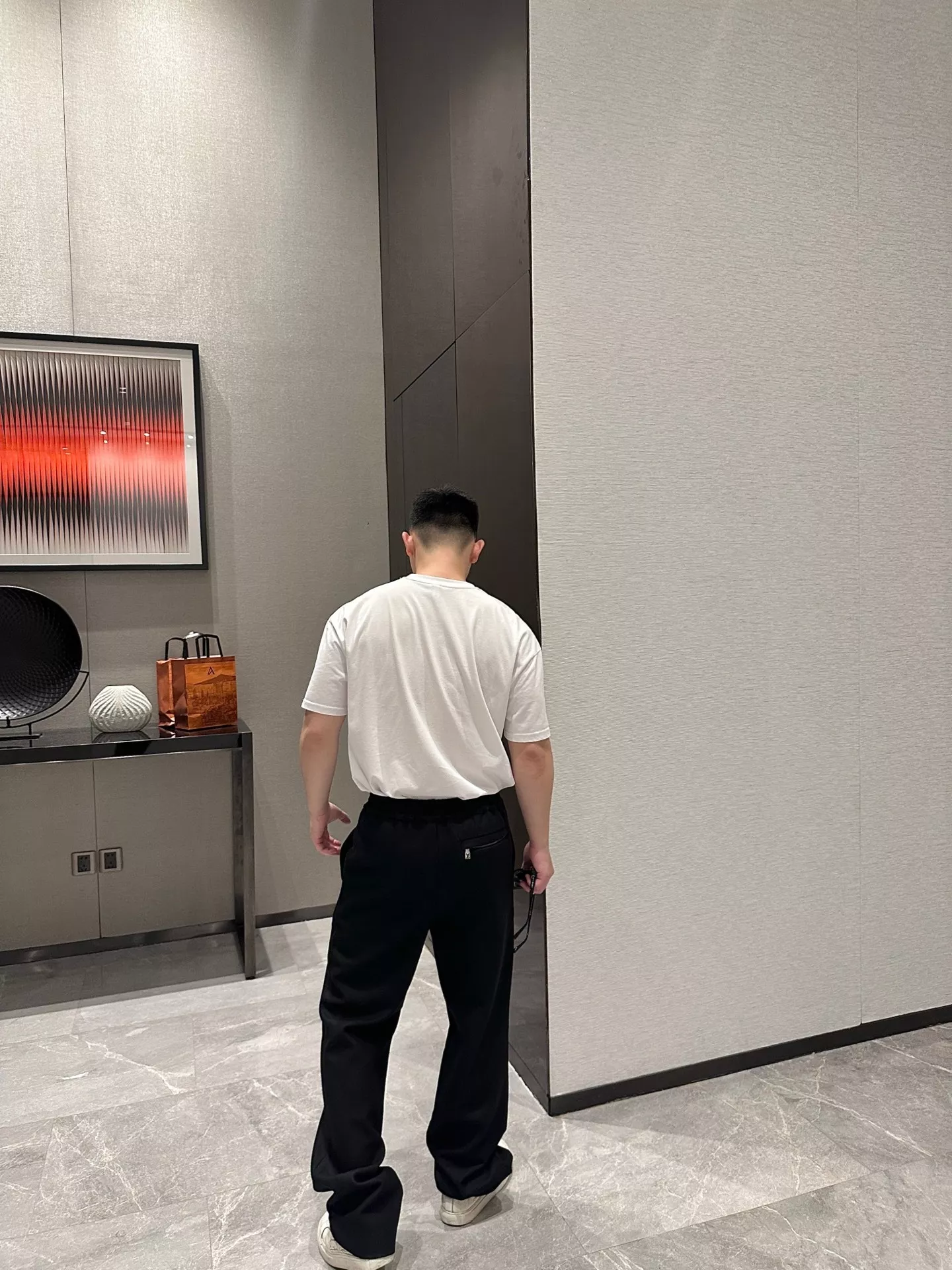루이비통 울 혼방 스트레이트 사이드 포켓 밴딩 팬츠 상세 이미지 13