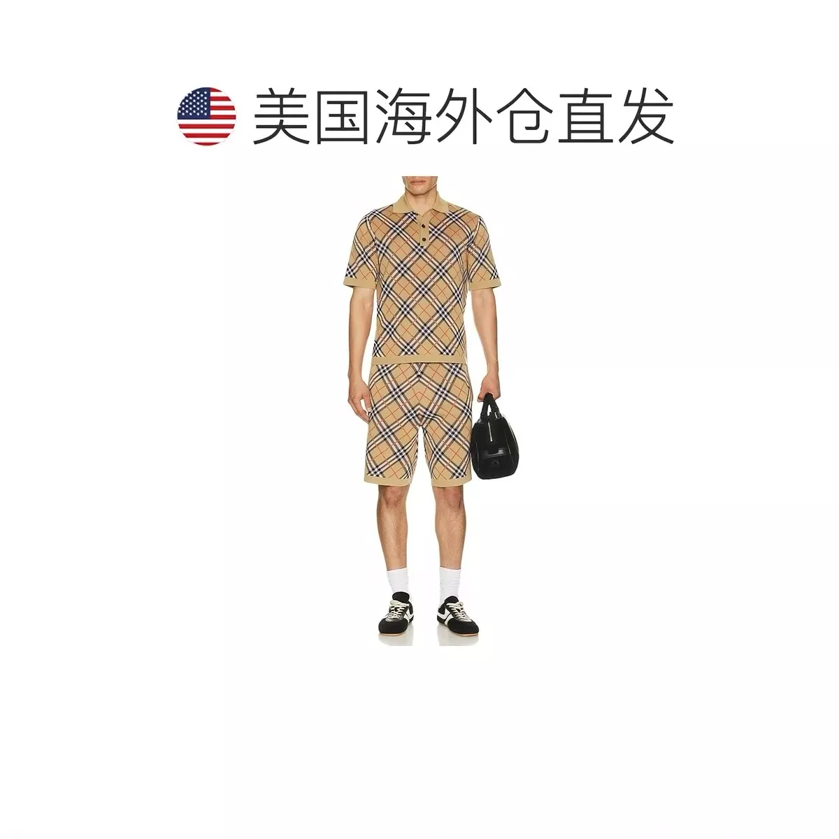 버버리 클래식 체크 코튼 혼방 밴딩 쇼트 팬츠 상세 이미지 11